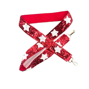 Beaded Bag Strap Green <b>Gold</b> Stripe by glowin fashion - Product Image 4