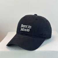 Gorra de Béisbol Ajustable de 6 Paneles con Patrón de Letras Bordadas, 100% Algodón, Transpirable e Impermeable, Casual, Unisex, para Verano