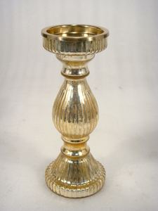 White Set of 3 Metal <b>Pillar</b> <b>Candle</b> Holders for Indoor Decor - Product Image 6