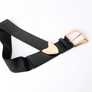 <span class=keywords><strong>Ceinture</strong></span> <span class=keywords><strong>Femme</strong></span> Polyvalente en PU avec Taille Élastique et <span class=keywords><strong>Boucle</strong></span> Ardillon - Product Image 4