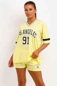 Athleisure <b>Women</b> football printed jersey with <b>shorts</b> Customizable summer breathable sporty set for <b>Women</b> - Product Image 3