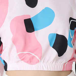 เสื้อฮู้ดแบบคร็อปสำหรับผู้หญิงเสื้อครอปไม่มีรอยยับสำหรับฤดูหนาว - Product Image 6