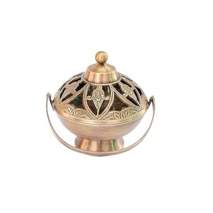 Porte-encens en laiton de style antique à forte demande avec un design complexe pour les autels - Product Image 2