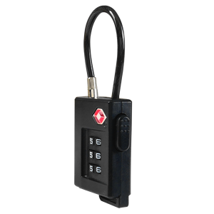 Cerradura antirrobo de aduanas TSA, combinación de código de 3 dígitos, aleación de Zinc y material ABS, forma de desbloqueo de contraseña - Product Image 5