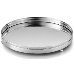 Aperitivos de alta calidad y bandeja de servicio de metal para café Pastel de comida Bandeja de servicio dulce Suministros de hotel para el hogar Artículos de cocina - Product Image 5