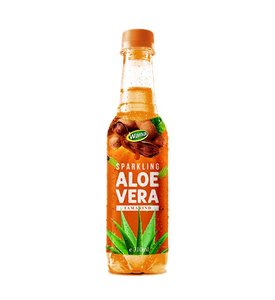 Vente en gros 310ml de jus d'aloe vera gazéifié et tendre certifié halal jus de fruits naturel orange ananas raisin mangue eau jus de légumes - Product Image 2