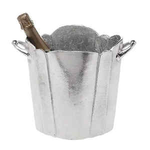 Modern Design Self Standing Stainless Copper <b>Bucket</b> with Tong for Chilled <b>Drinks</b> and Easy Serving Metal Cooler - Product Image 6