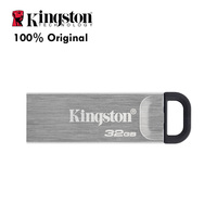 DataTraveler-unidad Flash Kyson, 32GB, USB 3,2, con carcasa de Metal sin tapa, elegante