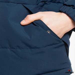 Chaqueta impermeable transpirable de lona de manga larga con cuello levantado de calidad de calle alta de nuevo estilo de diseño personalizado precio al por mayor - Product Image 6