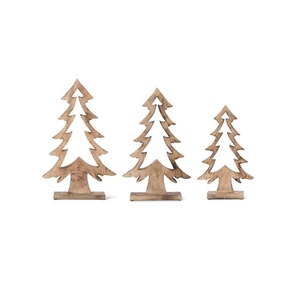 Cây thông giáng sinh bằng gỗ truyền thống với vẻ ngoài thông và sự tinh tế nghệ thuật hoàn hảo cho những cảnh mùa đông thủ công và nội thất ấm cúng - Product Image 3