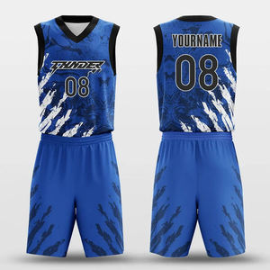 OEM nouveauté respirant sublimé vêtements de basket-ball shorts de Offre Spéciale ensembles de maillots pour jeunes adultes grande taille Pakistan chaud - Product Image 1