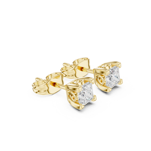 Pendientes de Zirconia cúbica de estilo europeo y americano de gama alta Pendientes de aro de 14K de moda popular de Plata de Ley 925 para mujer - Product Image 5