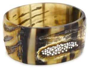 Brazaletes de cuerno de buey natural para moda sostenible, diseño personalizado, pulsera hecha de cuerno de buey para niñas y mujeres, joyería de cuerno única - Product Image 4