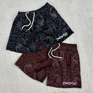 New Arrival Factory Direct Stitched Embroidered <b>Mens</b> Basketball bsci summer basketball <b>shorts</b> Pocket Retro bsci <b>Short</b> - Product Image 5