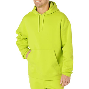 OEM Pull-over unisexe de haute qualité Sweat à capuche uni en coton polaire épais avec logo imprimé Vêtements d'hiver surdimensionnés pour hommes - Product Image 5