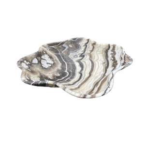 ขอบหยักขอบครีมถ้วยหินโมราขอบอินทรีย์รูปปั้นธรรมชาติขัดภายในเรียบเนียน - Product Image 4