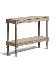 Console moderne en bois massif avec rangement pour salon, appartement, chambre à coucher – Meuble personnalisable