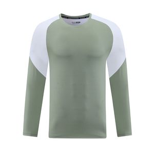 Logo personnalisé séchage rapide à manches courtes T-Shirt tricoté vêtements de travail avec cou publicité conception imprimée personnalisée - Product Image 2