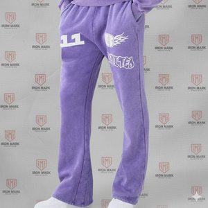 Conjuntos de Ropa Urbana Antibacteriana para Hombre, Invierno, Personalizados, Acampanados, Tallas Grandes, Reversibles, 100% Algodón, Largos, Holgados - Product Image 2