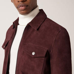 Chaqueta Bomber de Cuero Genuino Premium, Impermeable, Resistente al Viento, Diseño Elegante, Costuras Duraderas, Ajuste Cómodo, Unisex, Casual y Formal - Product Image 4