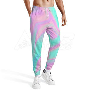 Meilleure vente Pantalon de survêtement décontracté unisexe de haute qualité en coton léger imperméable respirant personnalisé mi toile teint uni OEM - Product Image 2