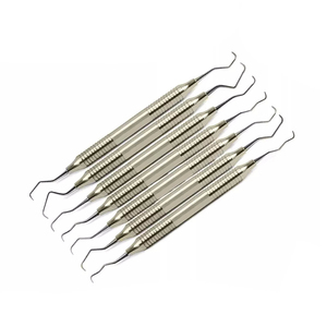 Hoge Kwaliteit Sikkel Scaler En <span class=keywords><strong>Curettes</strong></span> Stalen Instrument Voor Parodontale Calculus Root Planning Tandheelkundige Set Chirurgische Instrumenten - Product Image 1