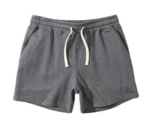 Shorts de sport décontractés pour hommes en polyester à deux couches pour l'entraînement Séchage rapide Motif uni pour le sport Fitness Jogging et course à pied - Product Image 5