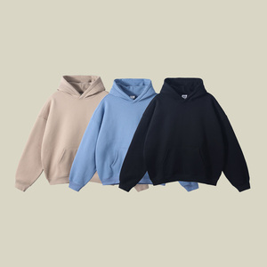 High Quality <b>Men's</b> Hoodies Sweatshirts Unisex <b>Oversized</b> Pullover Hoodies Custom logo Blank Heavyweight <b>Men</b> Custom Cotton <b>Hoodie</b> - Product Image 1