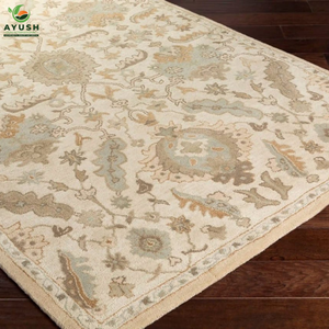 Tapis en laine minimalistes, tapis en laine tissés à la main pour salon, chambre et maisons modernes - Product Image 2