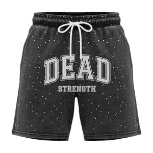 Pantalones cortos sunfaded lavados con ácido para hombre, informales, transpirables, de calidad superior, ecológicos, de secado rápido, personalizados, al por mayor - Product Image 3