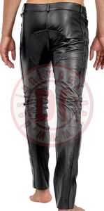 Nouveau pantalon en cuir pour homme de haute qualité, dernier design, vente en gros, brodé, coupe-vent, séchage rapide, écologique, personnalisez votre propre logo - Product Image 6