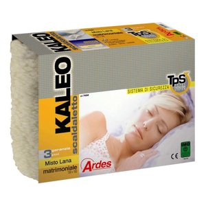 Scaldasonno KALEO Misto Lana de dos plazas, Lana, Poliéster Beige ARTK84 - Product Image 1
