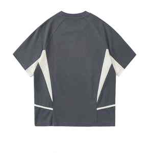 T-shirt à manches courtes pour homme, style américain vintage, tendance sportive, design léger et luxueux - Product Image 4