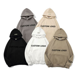 เสื้อฮู้ดสวมหัวสำหรับผู้ชายและ100%, ผ้าฝ้ายฝรั่งเศสเทอร์รี่มีฮู้ดคุณภาพสูงมีตัวอักษรที่กำหนดเองสำหรับฤดูหนาวทรงโอเวอร์ไซส์ - Product Image 1