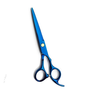 Ciseaux de toilettage pour animaux de compagnie professionnels 6.5 \ "7 \" Ciseaux de maquillage en acier inoxydable Lame incurvée Type droit Ciseaux Chunker - Product Image 3