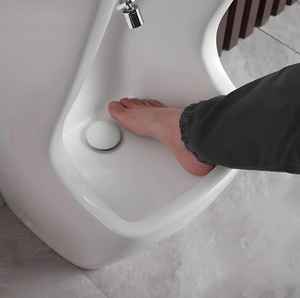 Nouvelle station de wudu islamique, lavabo en céramique sur piédestal, lavage des pieds, blanc moderne, usage domestique - Product Image 5