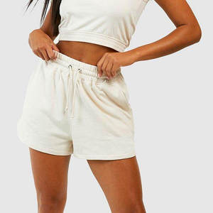 Shorts de bain pour femmes, été, séchage rapide, respirant, imperméable, écologique, fitness, yoga, course à pied, entraînement, taille mi-haute, motif uni - Product Image 3