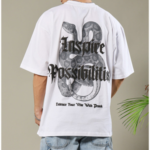 Thương hiệu sang trọng T-Shirt người đàn ông Chất lượng cao đường phố quần áo truyền cảm hứng cho khả năng Puff in người đàn ông quá khổ T-Shirt - Product Image 2