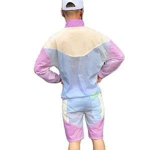 Conjunto Cortavientos para Hombre con Tela Ligera y Elástica para Correr, Senderismo, Viajes y Actividades Diarias de Fitness - Product Image 3