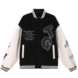 Chaqueta de béisbol de manga larga para hombre, chaqueta deportiva de Chenille con Logo bordado, ropa para el trabajo, escuela, Letterman, nuevo diseño - Product Image 1