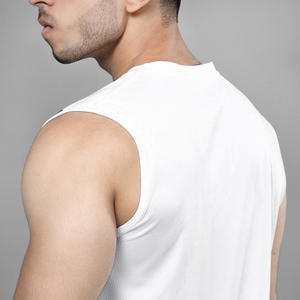 Camiseta sin Mangas para Hombre de Fitness Superior Comfort, Suave, de Secado Rápido, Transpirable, de Spandex/Poliéster para Ejercicio, Entrenamiento y Actividades Casuales - Product Image 4