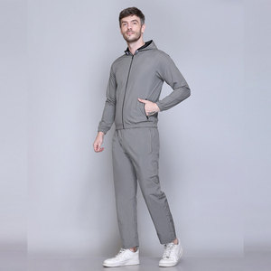 Chándal polar Unisex algodón Jogging hombres Chándales, chándales con logotipo personalizado con capucha Sudadera con capucha Lisa Joggers transpirable - Product Image 3