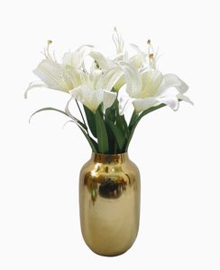 Floreros de latón de alta calidad, diseño personalizado, artículo de decoración de jardín, jarrones para el hogar, fabricante y exportador al por mayor - Product Image 6
