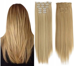 Venta al por mayor de extensiones de cabello brasileño y vietnamita de doble estirado Clip Invisible Remy Real Integración sin costuras con cabello humano - Product Image 2