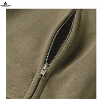 Herren Baumwolle Overs ize Heavyweight Hoodie mit Drop Shoulder Zip Custom Logo Digitaldruck Streetwear Style für den Winter