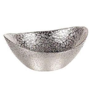 High quality metal chocolate bowl with unique carving used for holiday treats serving and seasonal home <b>ornamentation</b> - Product Image 6