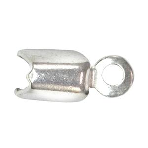 Clips d'extrémité en argent 925 1mm composant en argent sterling 925 pour la fabrication de bijoux en argent sterling - Product Image 2