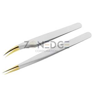 Zonedge อุปกรณ์เสริมความงามแหนบต่อขนตาสีขาวทำจากสแตนเลส - Product Image 2