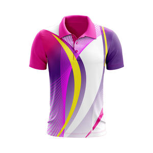 Uniforme de golf sportif, personnalisable avec votre propre marque, anti-plis, broderie, sublimation, vente en gros, logo personnalisé, poche, 100% coton pour - Product Image 4