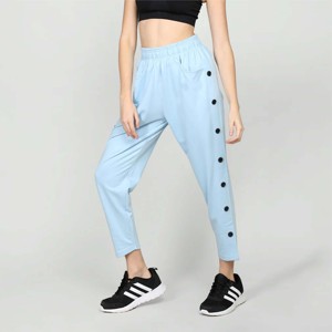 Women's High-Waisted Jogger Pants - Cozy Fleece Sweatpants with Adjustable Drawstring for Ultimate Comfort - Product Image 1